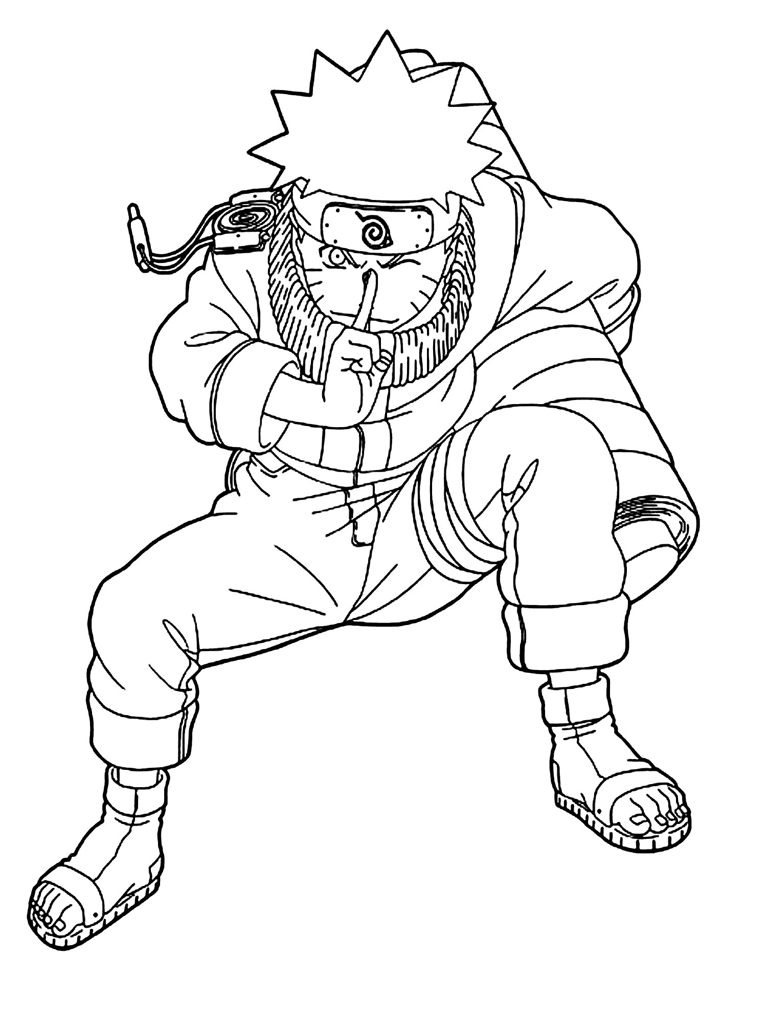 30 Creative Naruto Coloring Pages for All Ages Printable 2