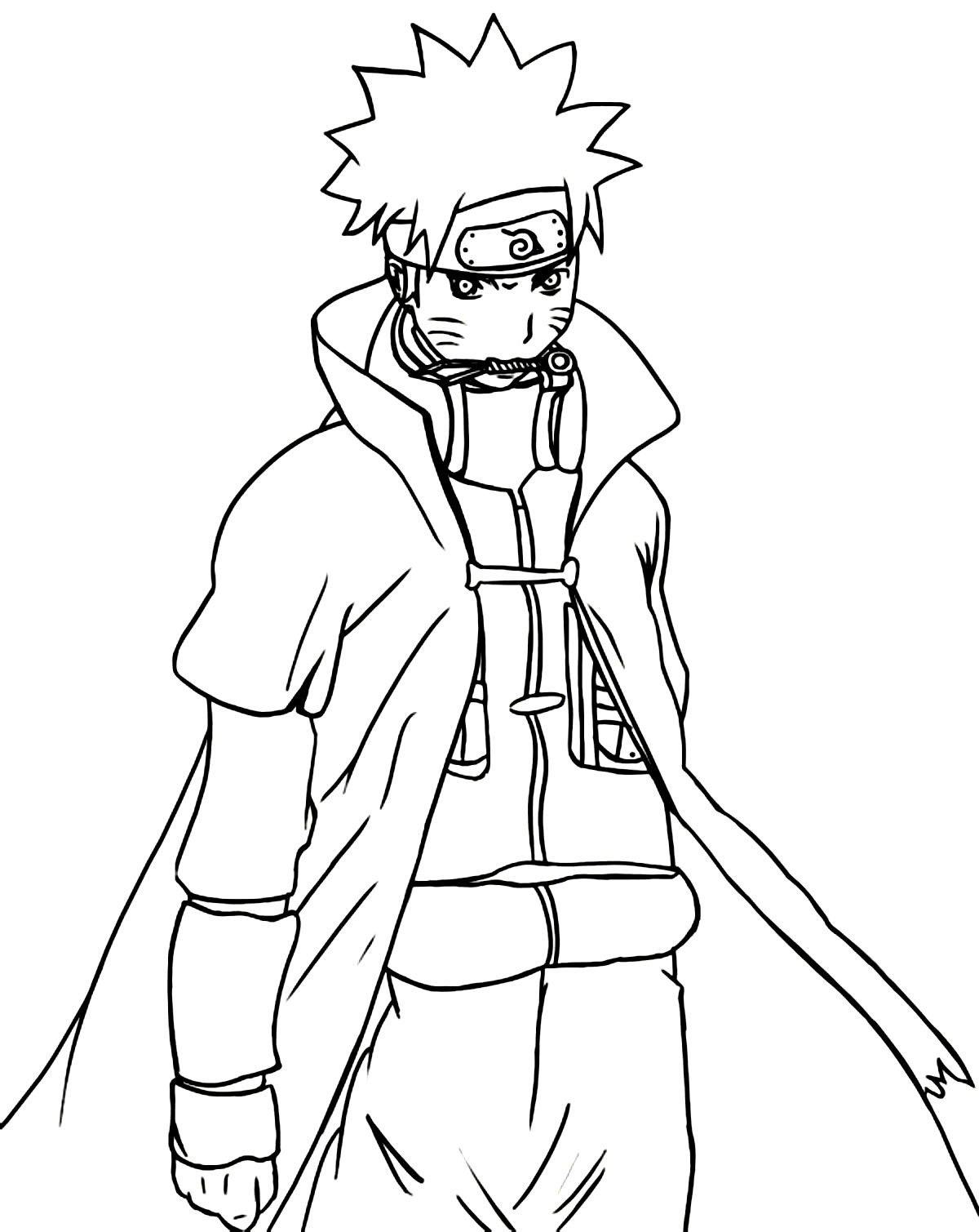 30 Creative Naruto Coloring Pages for All Ages Printable 22