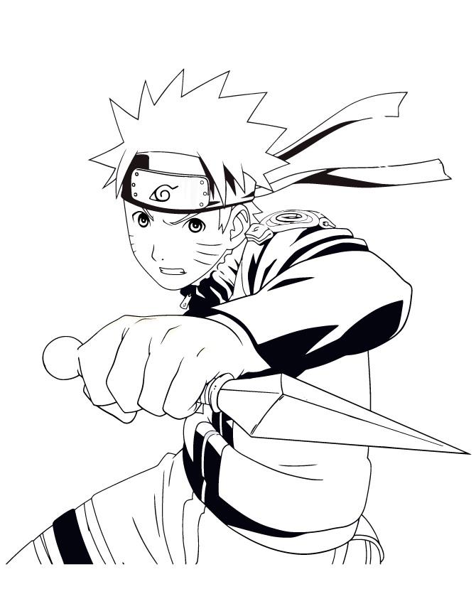 30 Creative Naruto Coloring Pages for All Ages Printable 35