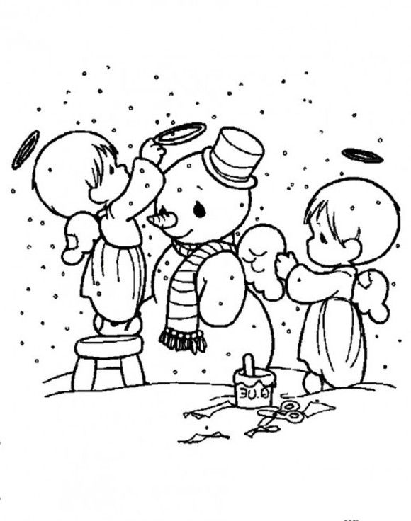 30 Cute Winter Coloring Pages Printable 17