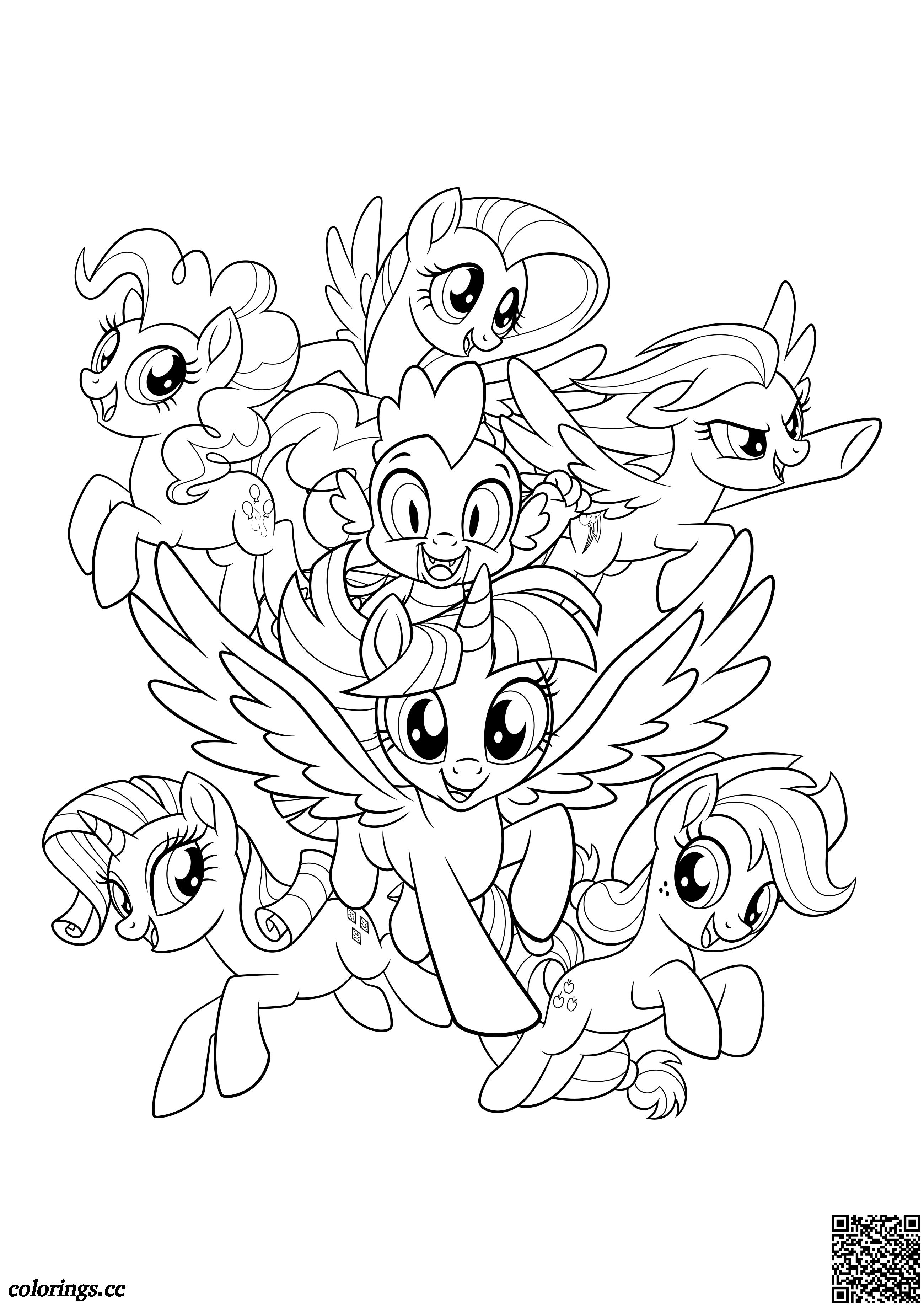 62+ Fantastic Pony Coloring Pages Printable