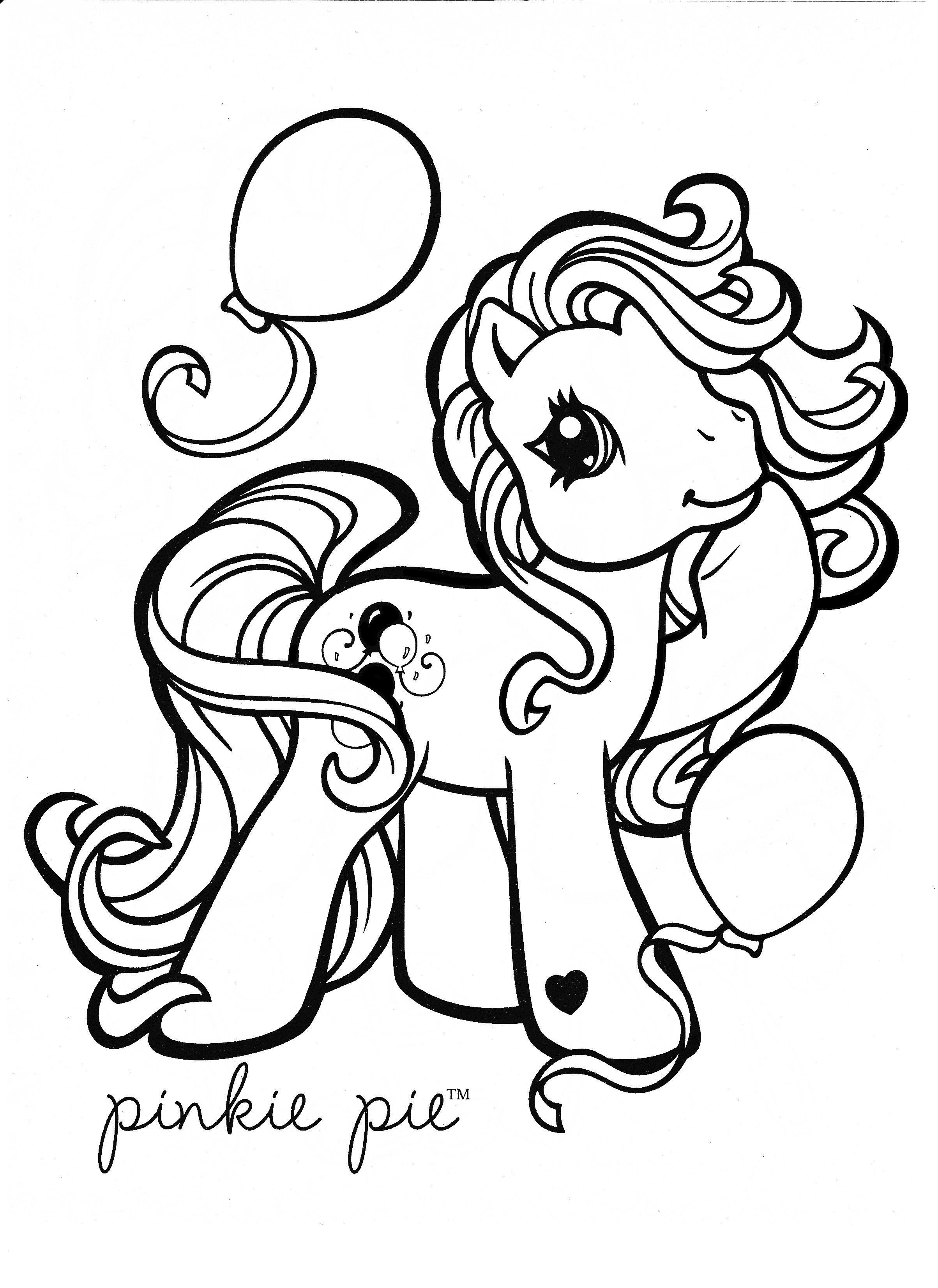 189+ Fun Pony Coloring Pages Printable