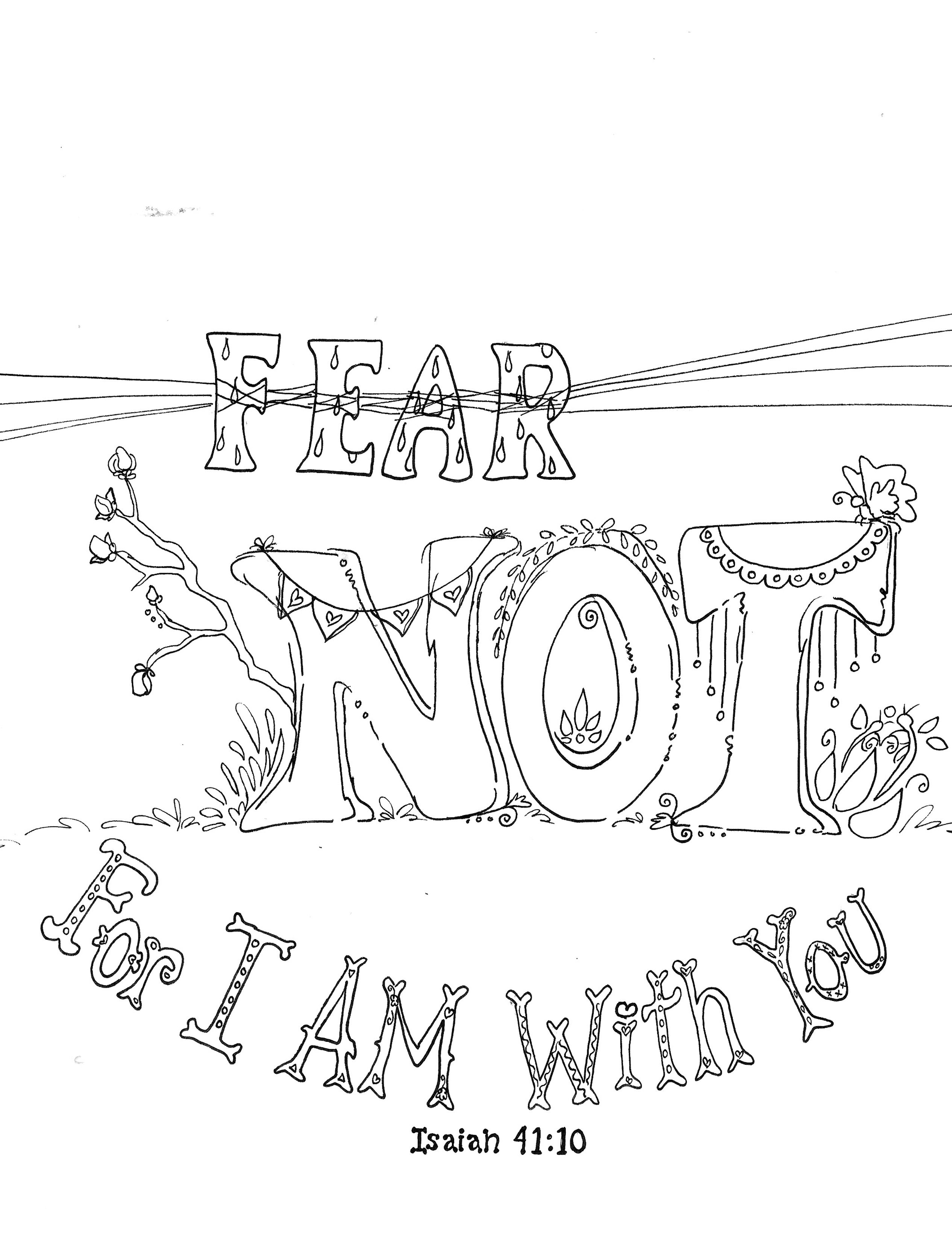 32 Fear Coloring Pages Printable 28