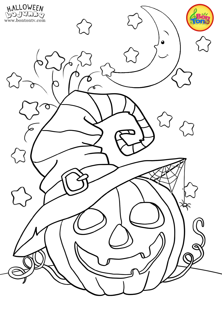 32 Free and Fun Halloween Coloring Pages Printable 10