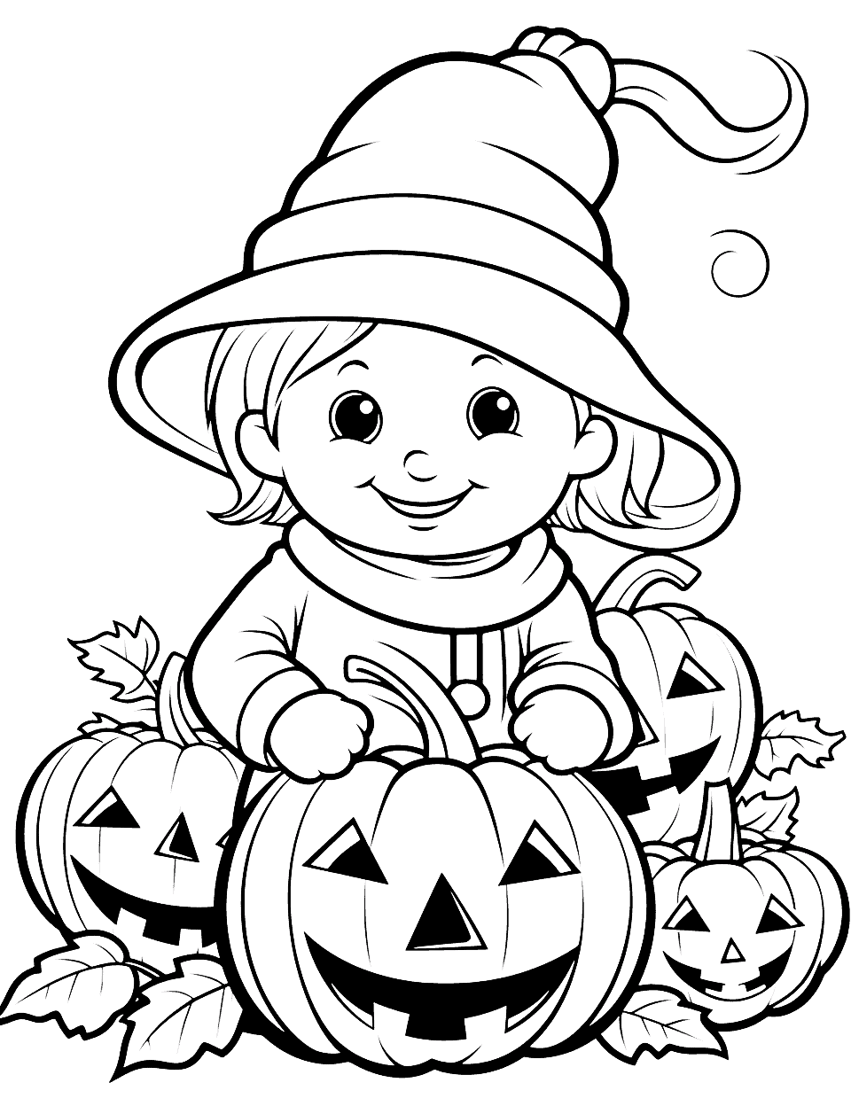 32 Free and Fun Halloween Coloring Pages Printable 11