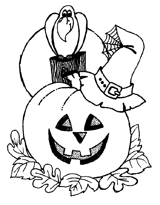 32 Free and Fun Halloween Coloring Pages Printable 18