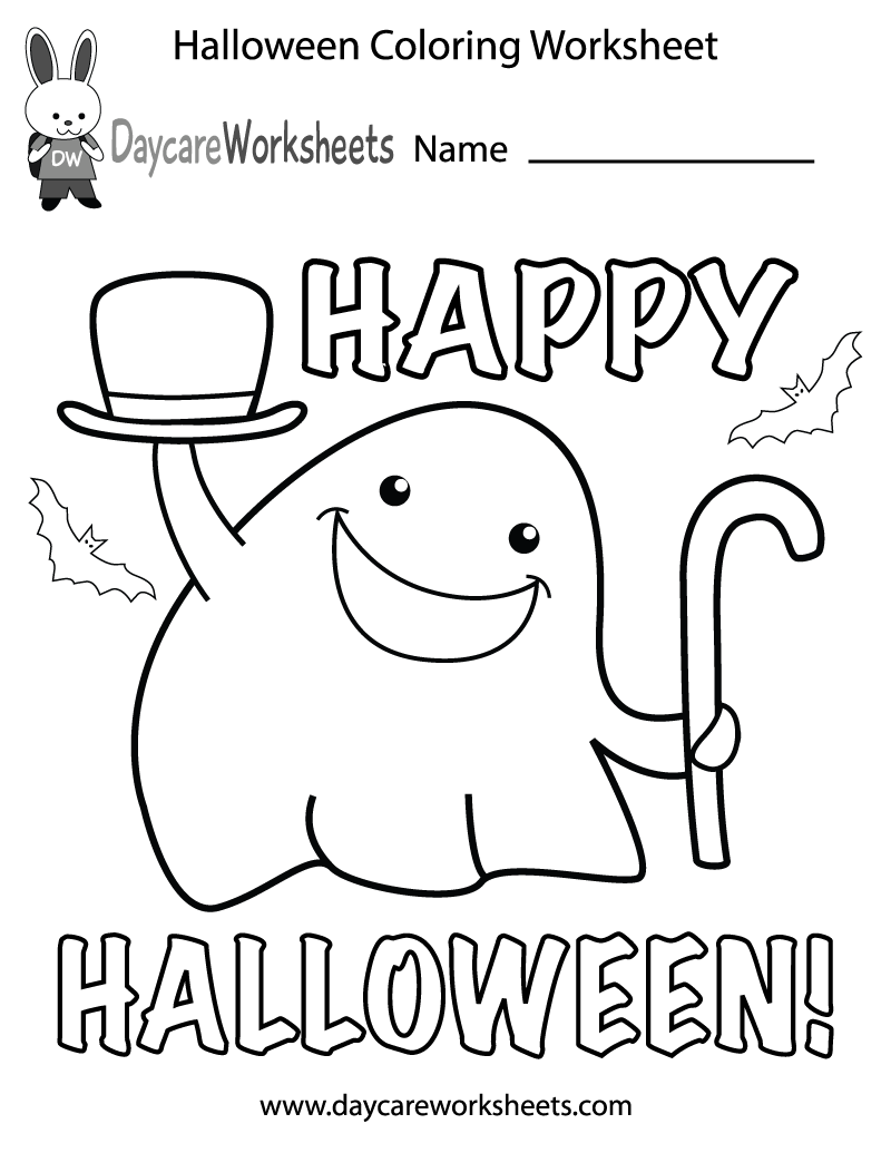 32 Free and Fun Halloween Coloring Pages Printable 21