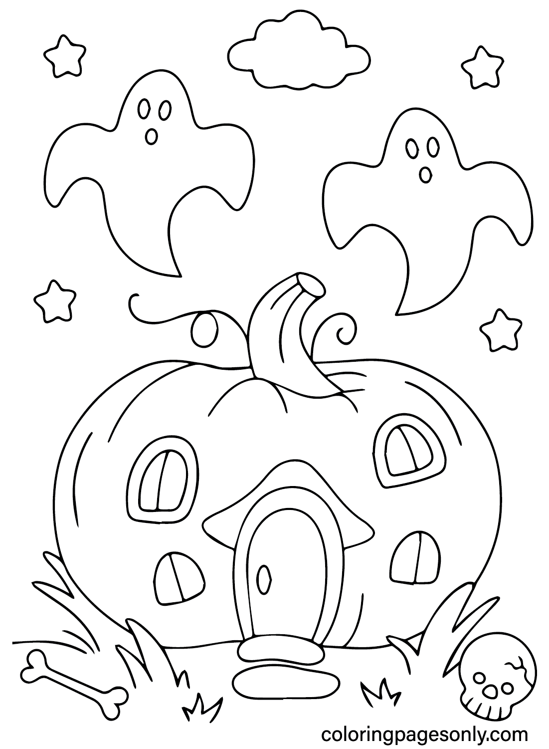 32 Free and Fun Halloween Coloring Pages Printable 22