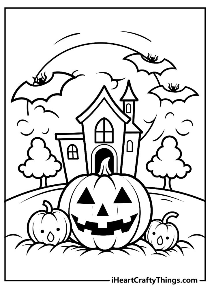 32 Free and Fun Halloween Coloring Pages Printable 23