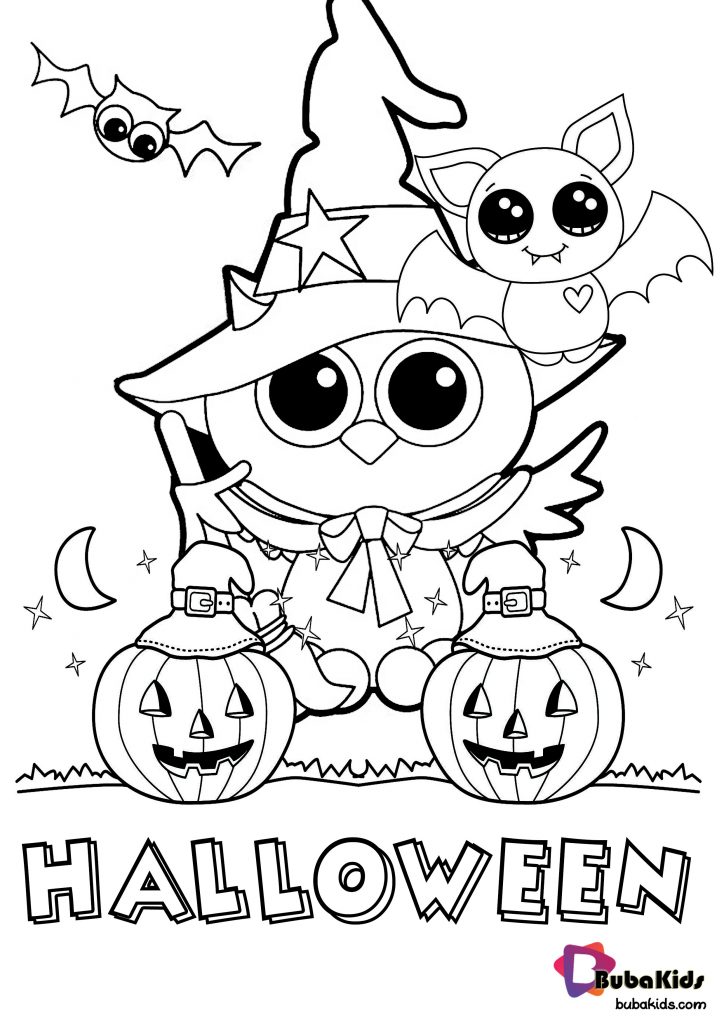 32 Free and Fun Halloween Coloring Pages Printable 25