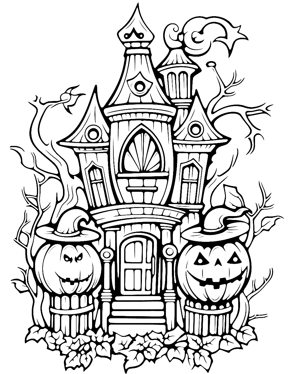 32 Free and Fun Halloween Coloring Pages Printable 27