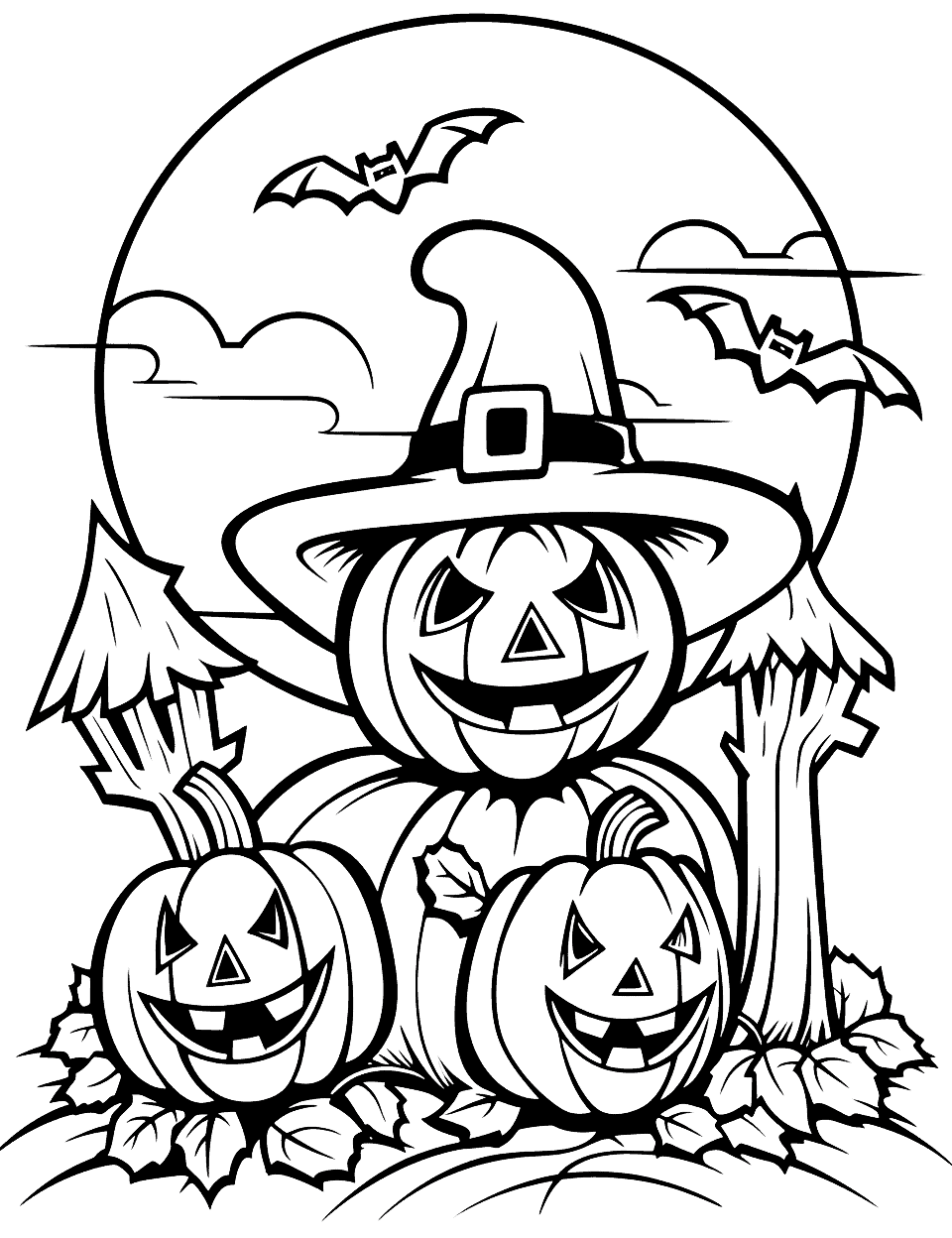 32 Free and Fun Halloween Coloring Pages Printable 28