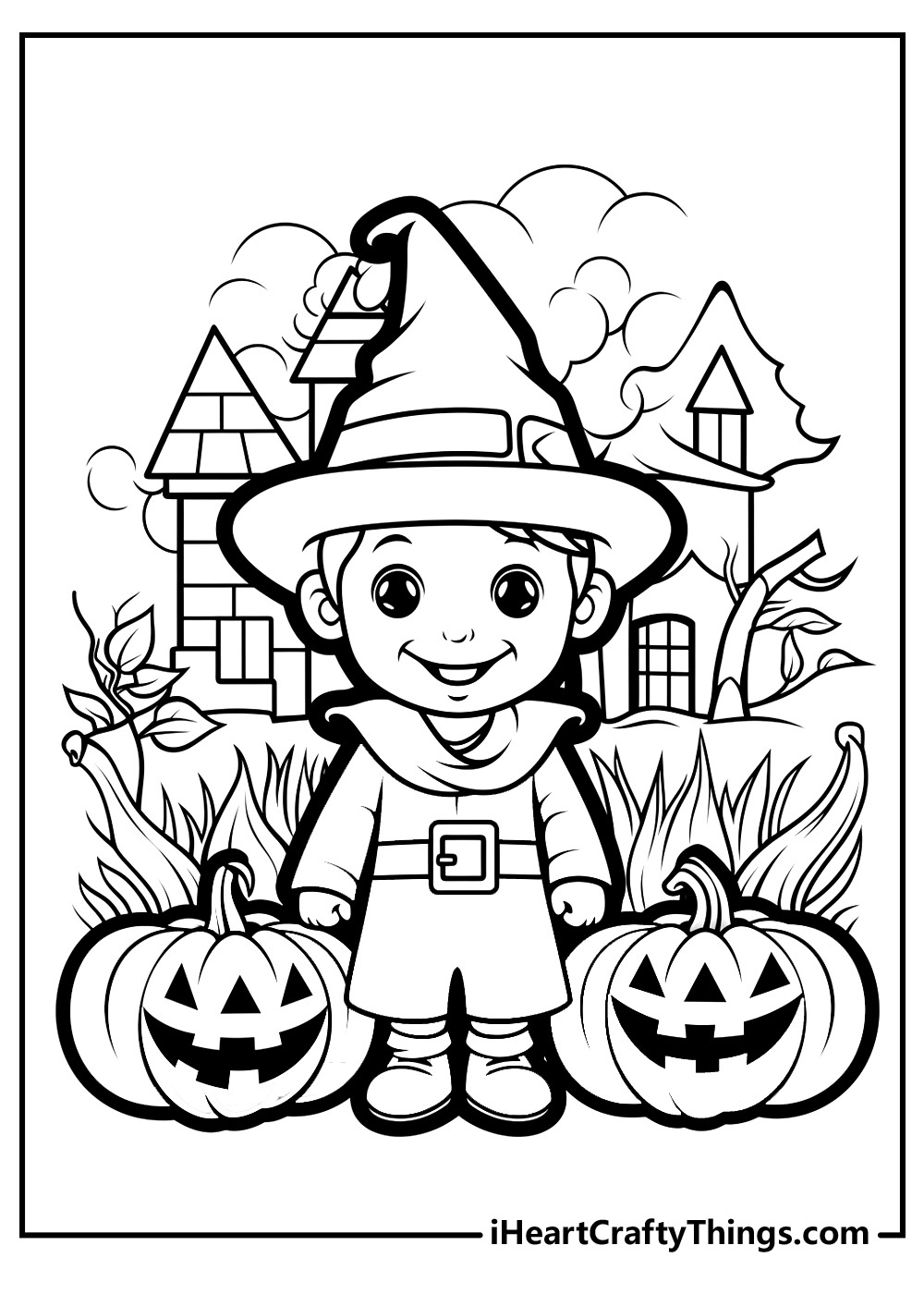 32 Free and Fun Halloween Coloring Pages Printable 30