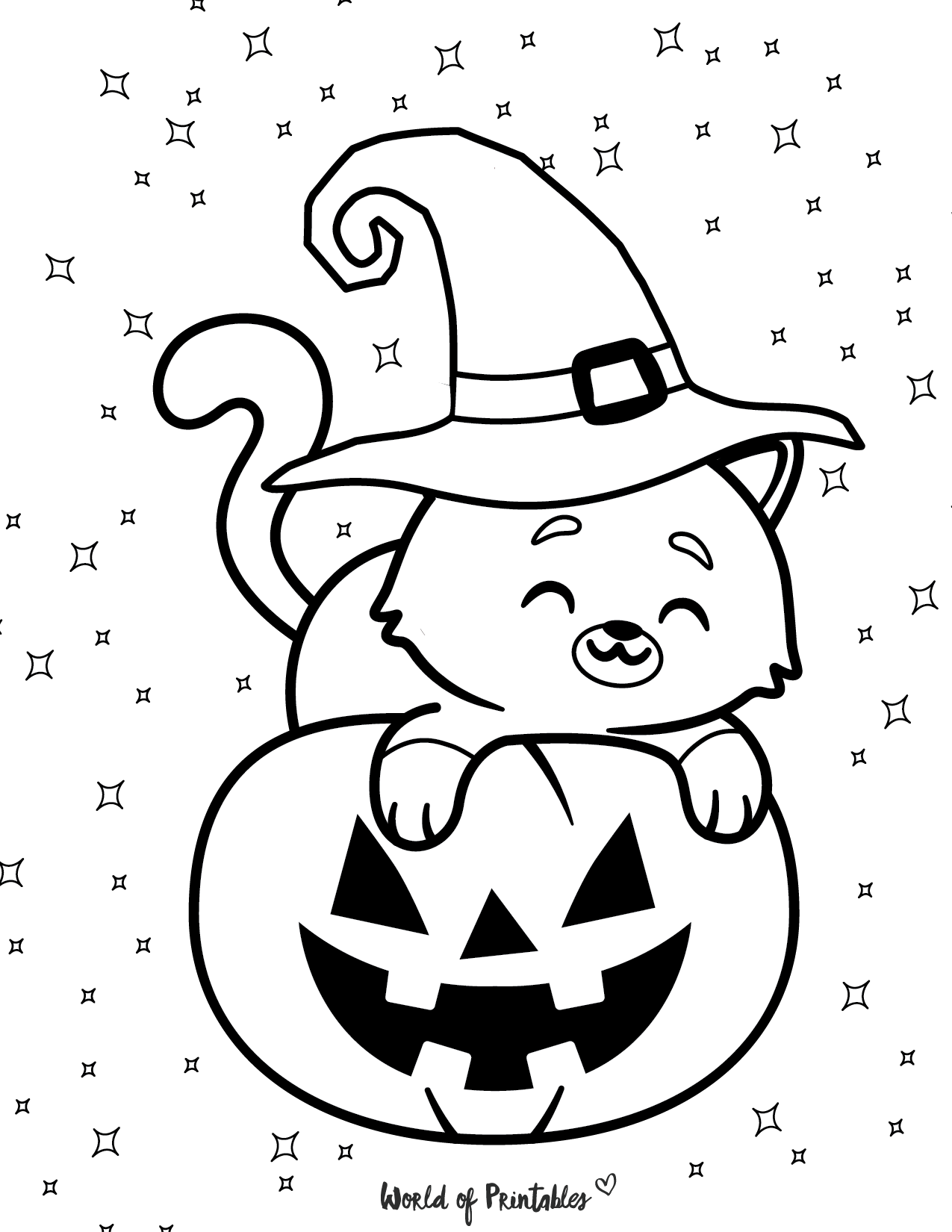 32 Free and Fun Halloween Coloring Pages Printable 34