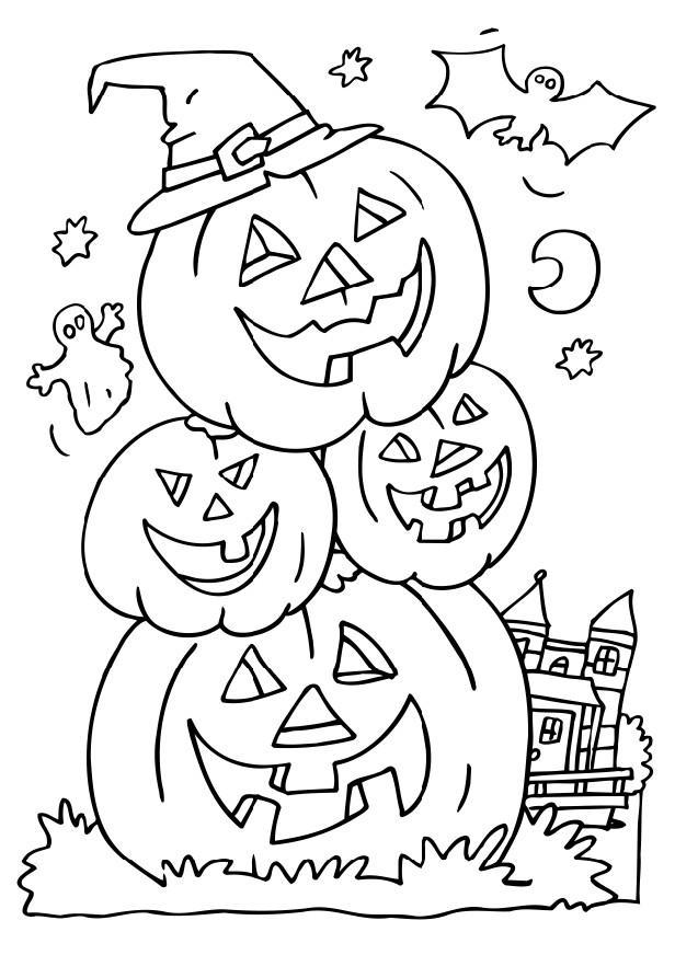 32 Free and Fun Halloween Coloring Pages Printable 35