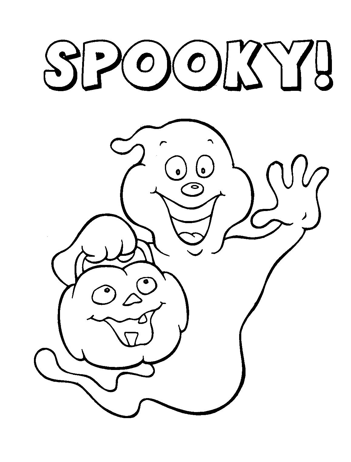 32 Free and Fun Halloween Coloring Pages Printable 6