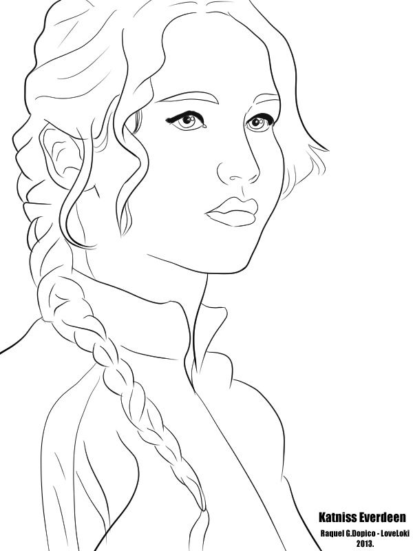 32 Hunger Games Coloring Pages Printable Creative 25