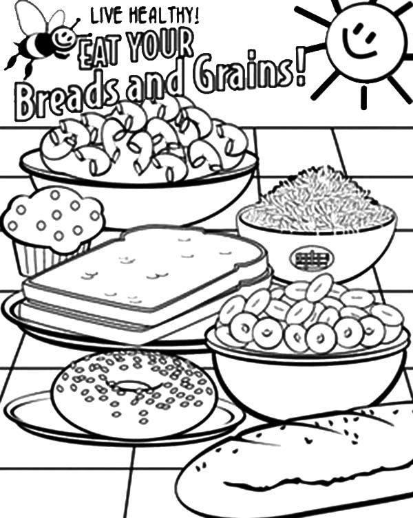 33 Lunch Food Coloring Pages Fun Printable 10