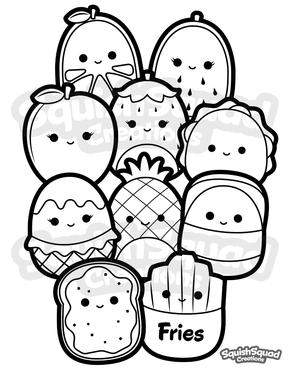 33 Lunch Food Coloring Pages Fun Printable 15