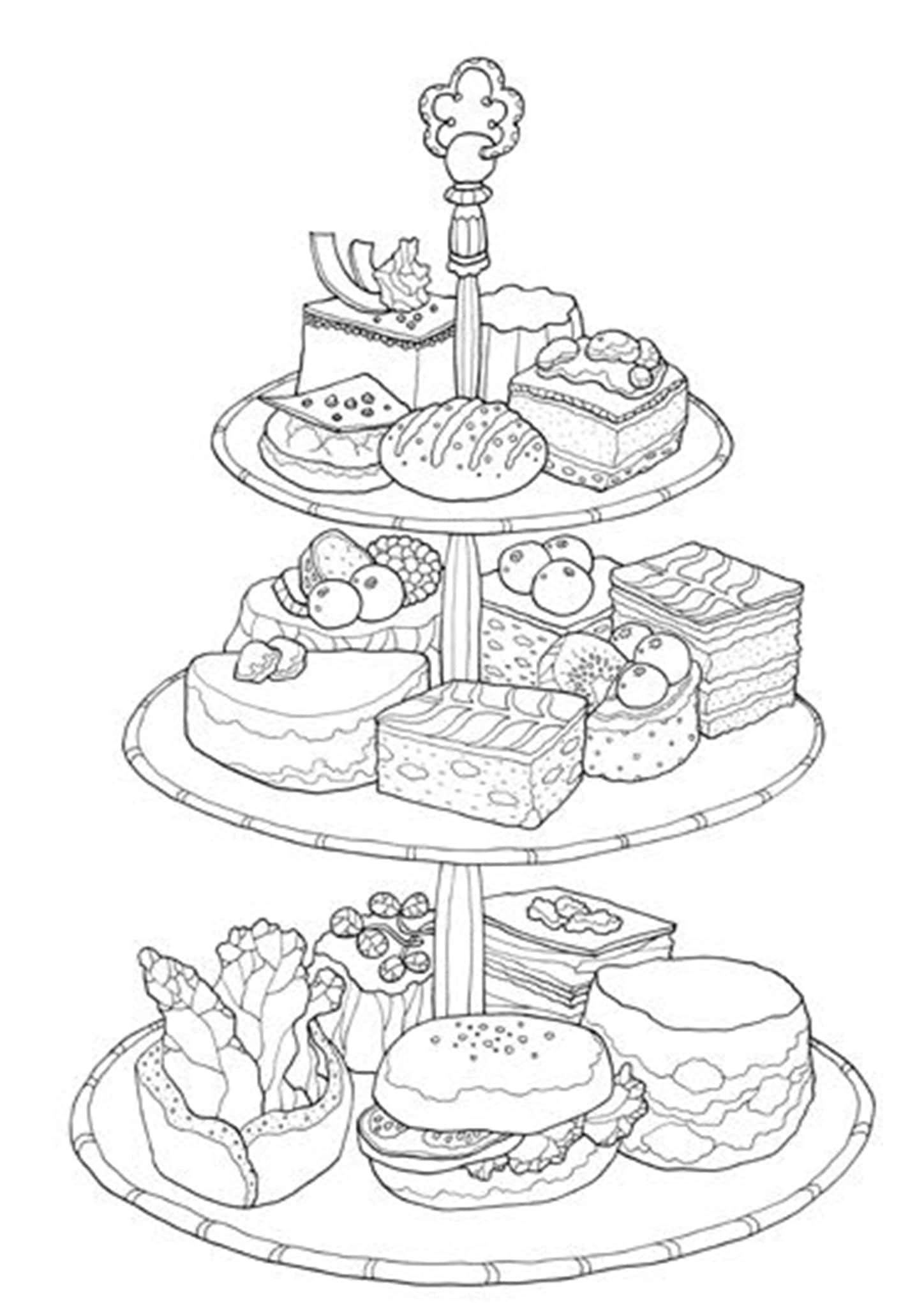 33 Lunch Food Coloring Pages Fun Printable 20