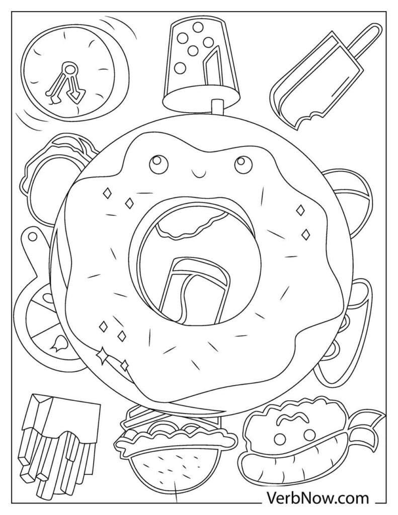 33 Lunch Food Coloring Pages Fun Printable 29