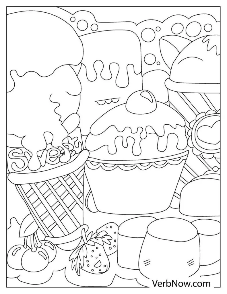 33 Lunch Food Coloring Pages Fun Printable 4