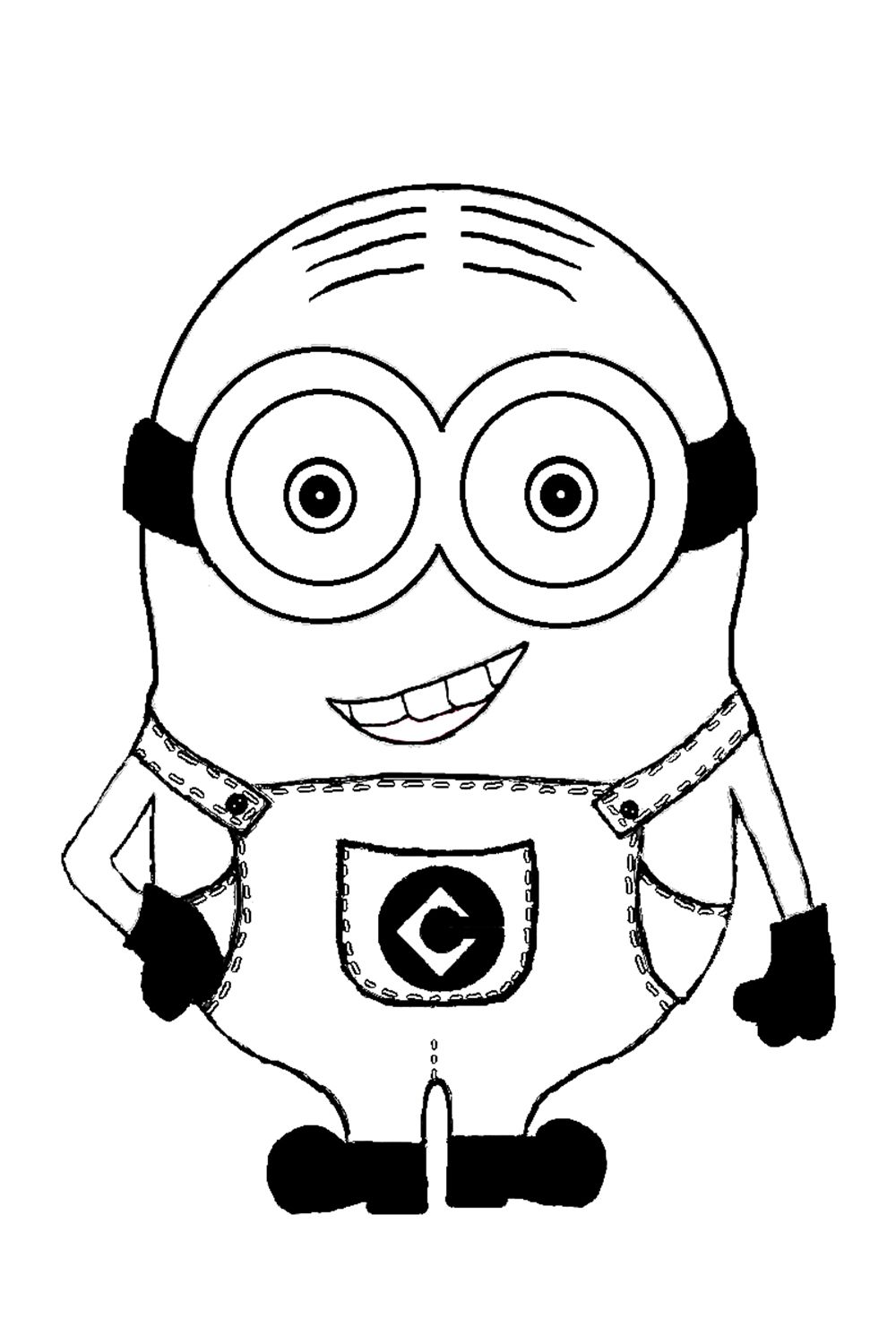 33 Minion Christmas Coloring Pages Printable Festive 17