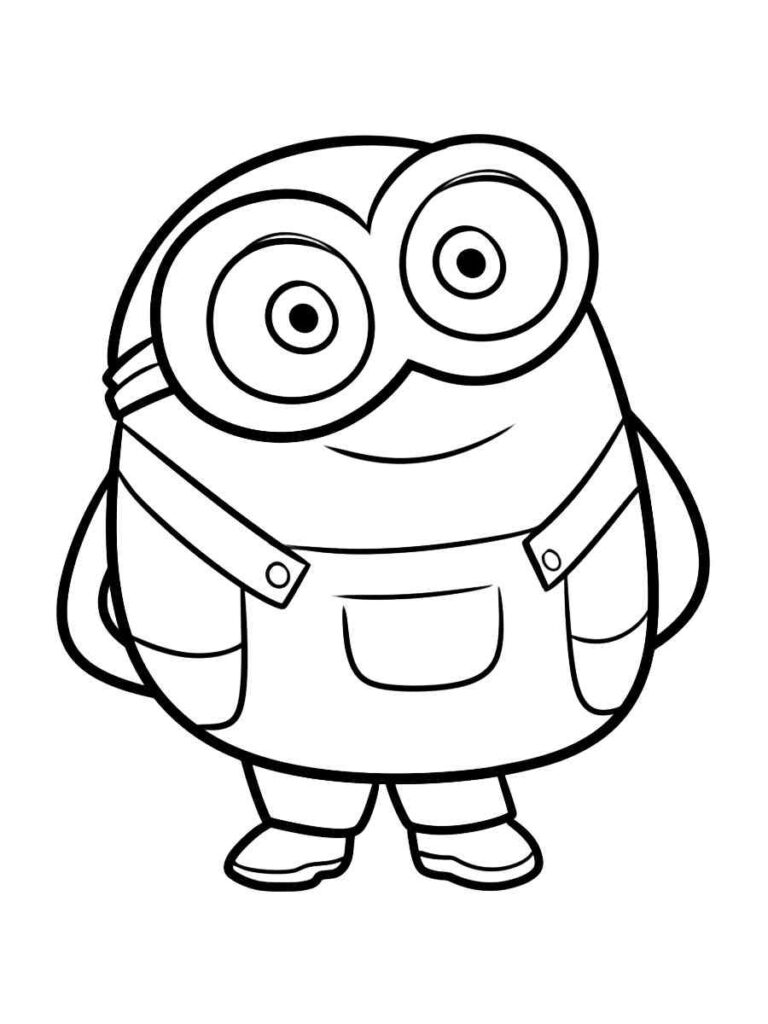 33 Minion Christmas Coloring Pages Printable Festive 18