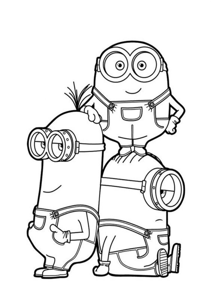 33 Minion Christmas Coloring Pages Printable Festive 8