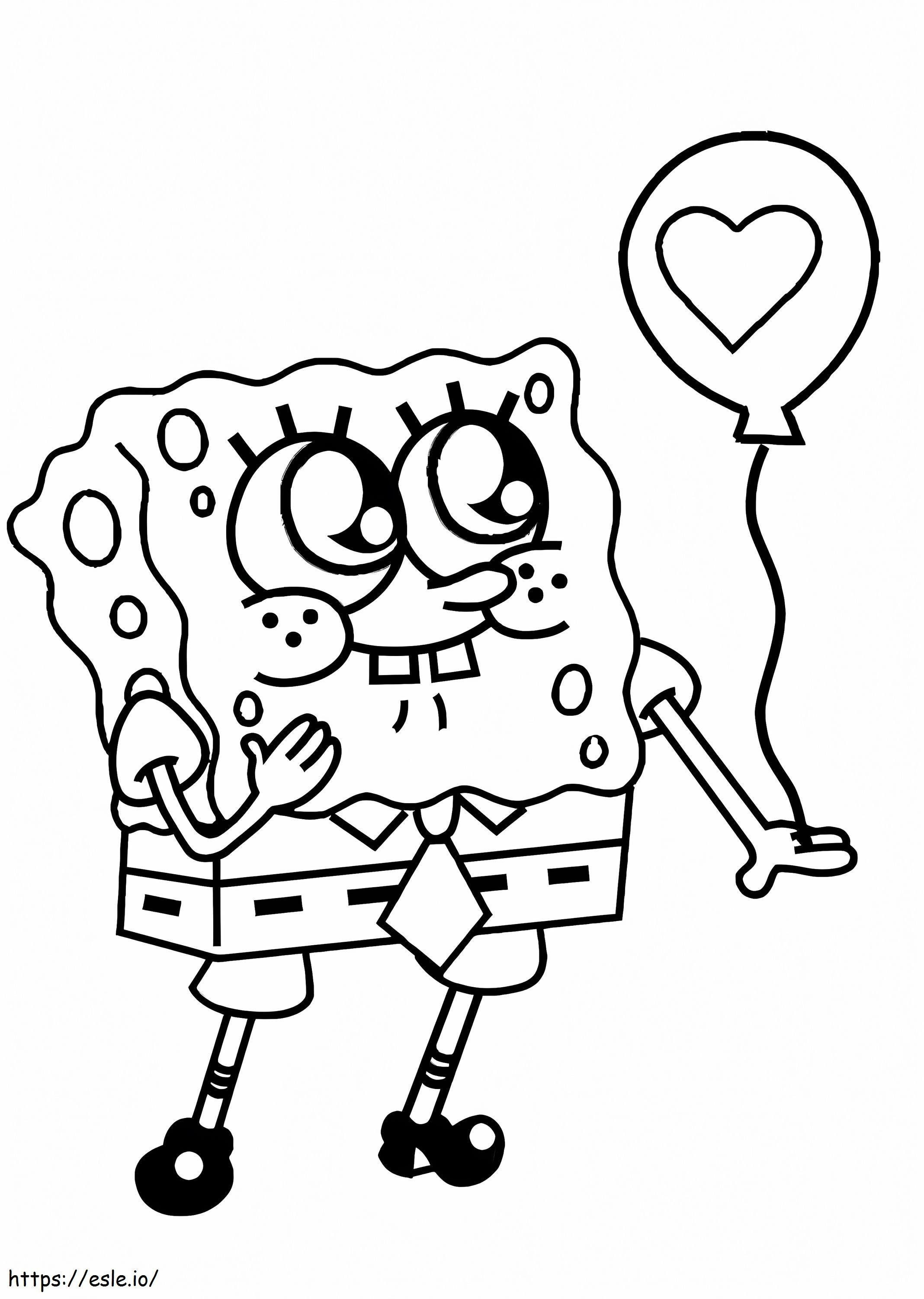 35 Cute SpongeBob Coloring Pages 1