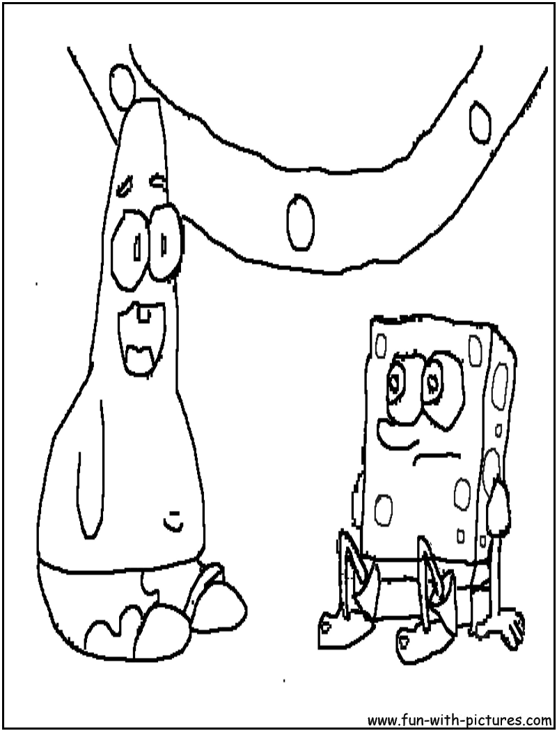 35 Cute SpongeBob Coloring Pages 12