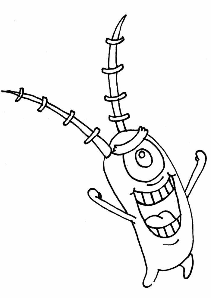 35 Cute SpongeBob Coloring Pages 13