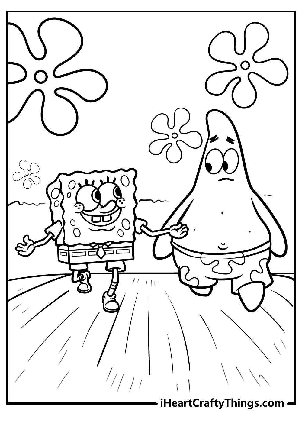 35 Cute SpongeBob Coloring Pages 27