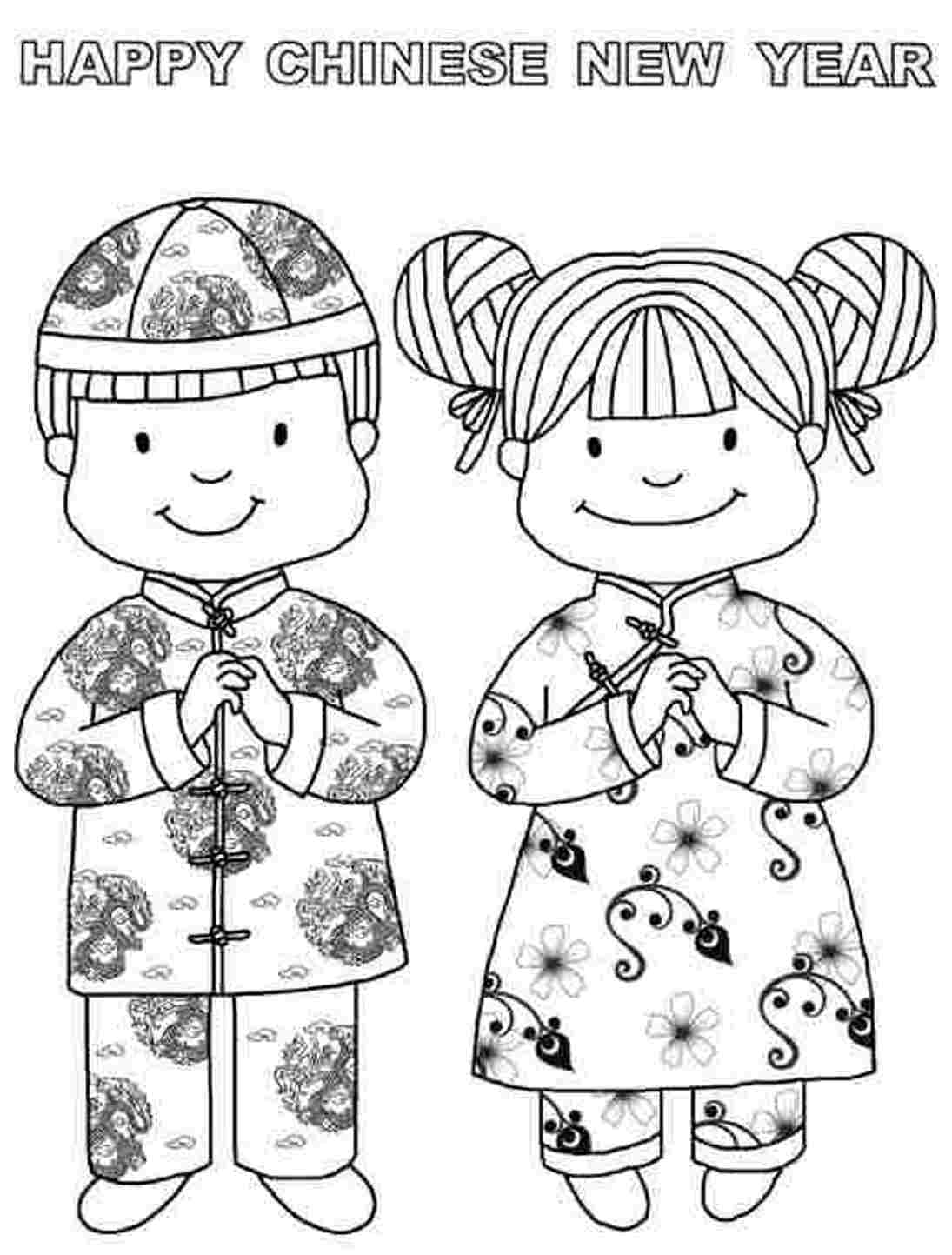 36 Chinese New Year Coloring Pages Festive Printable 1