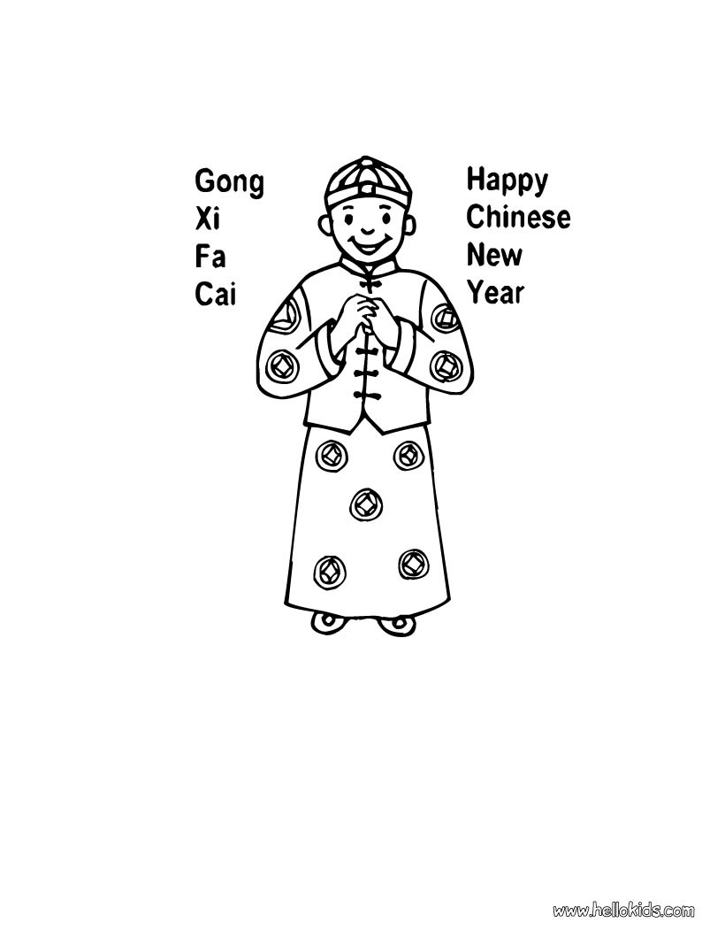 36 Chinese New Year Coloring Pages Festive Printable 13