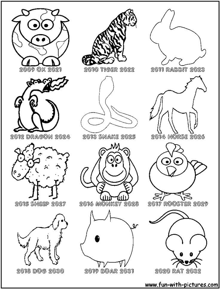 36 Chinese New Year Coloring Pages Festive Printable 20