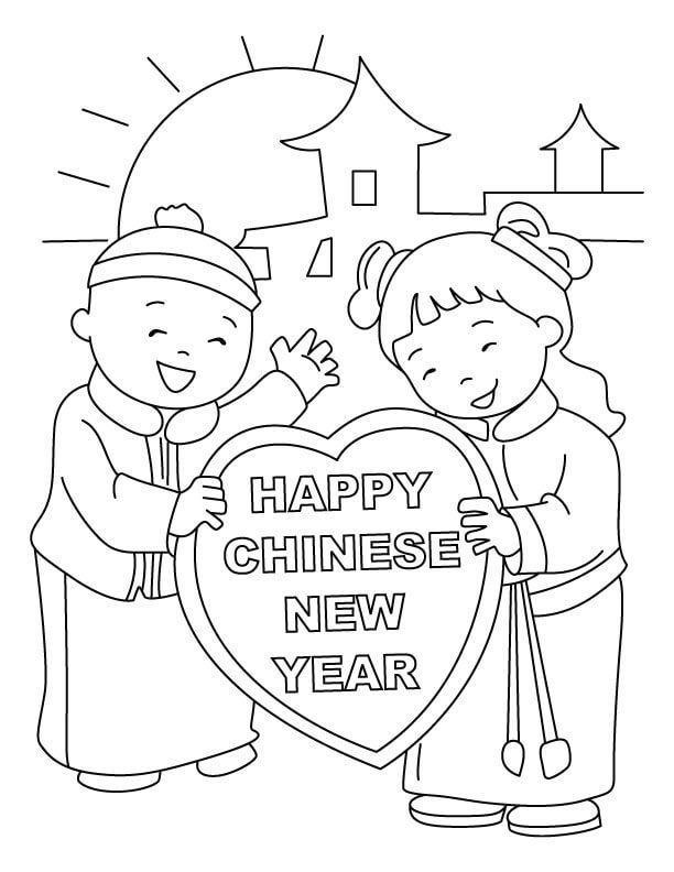 36 Chinese New Year Coloring Pages Festive Printable 3