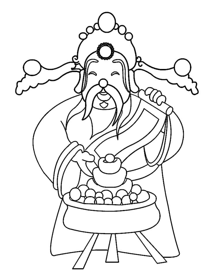 36 Chinese New Year Coloring Pages Festive Printable 8