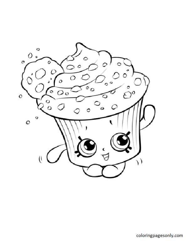 36 Colorful Cupcake Coloring Pages Printable 14