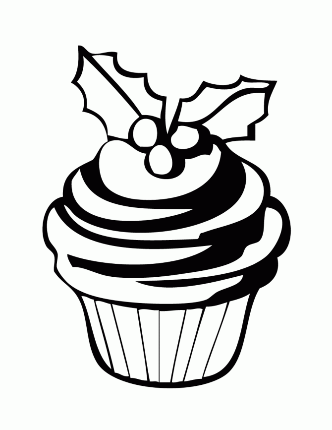 36 Colorful Cupcake Coloring Pages Printable 16