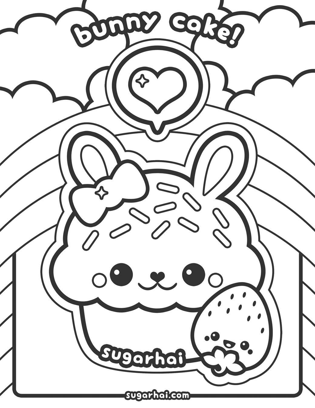 36 Colorful Cupcake Coloring Pages Printable 24