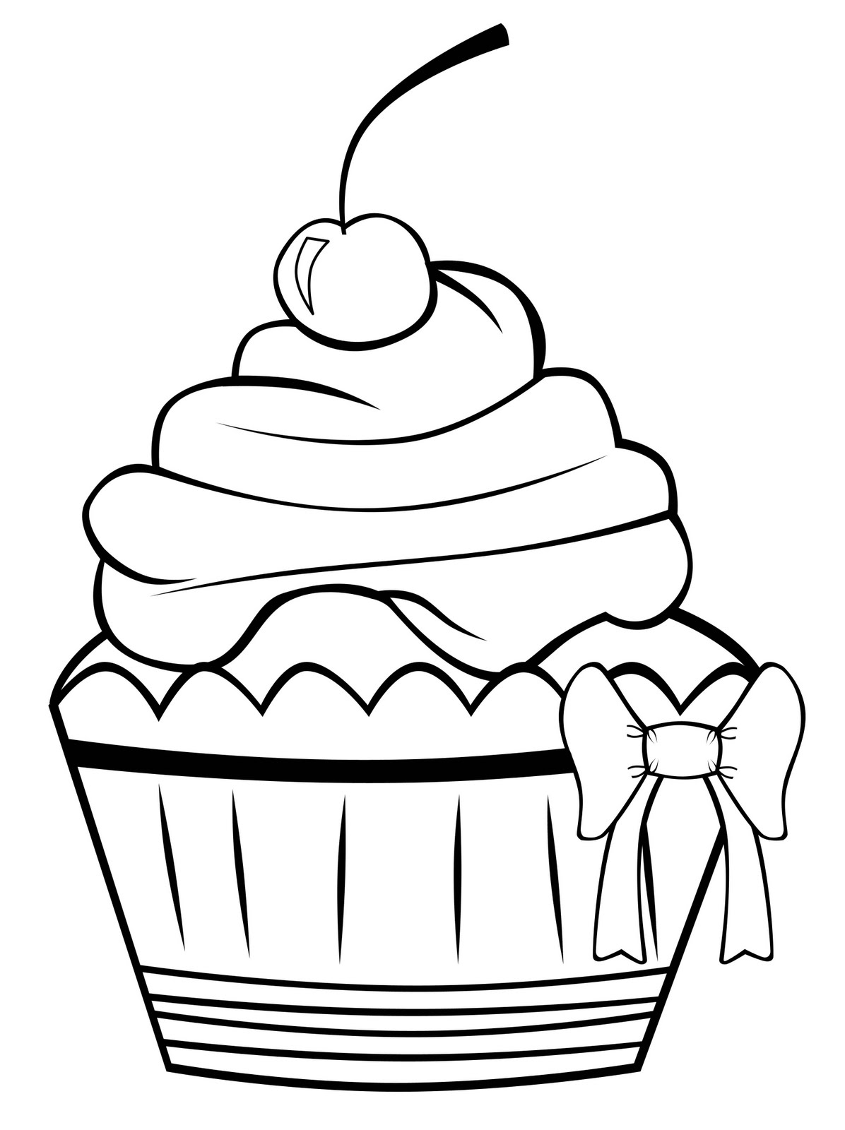 36 Colorful Cupcake Coloring Pages Printable 28