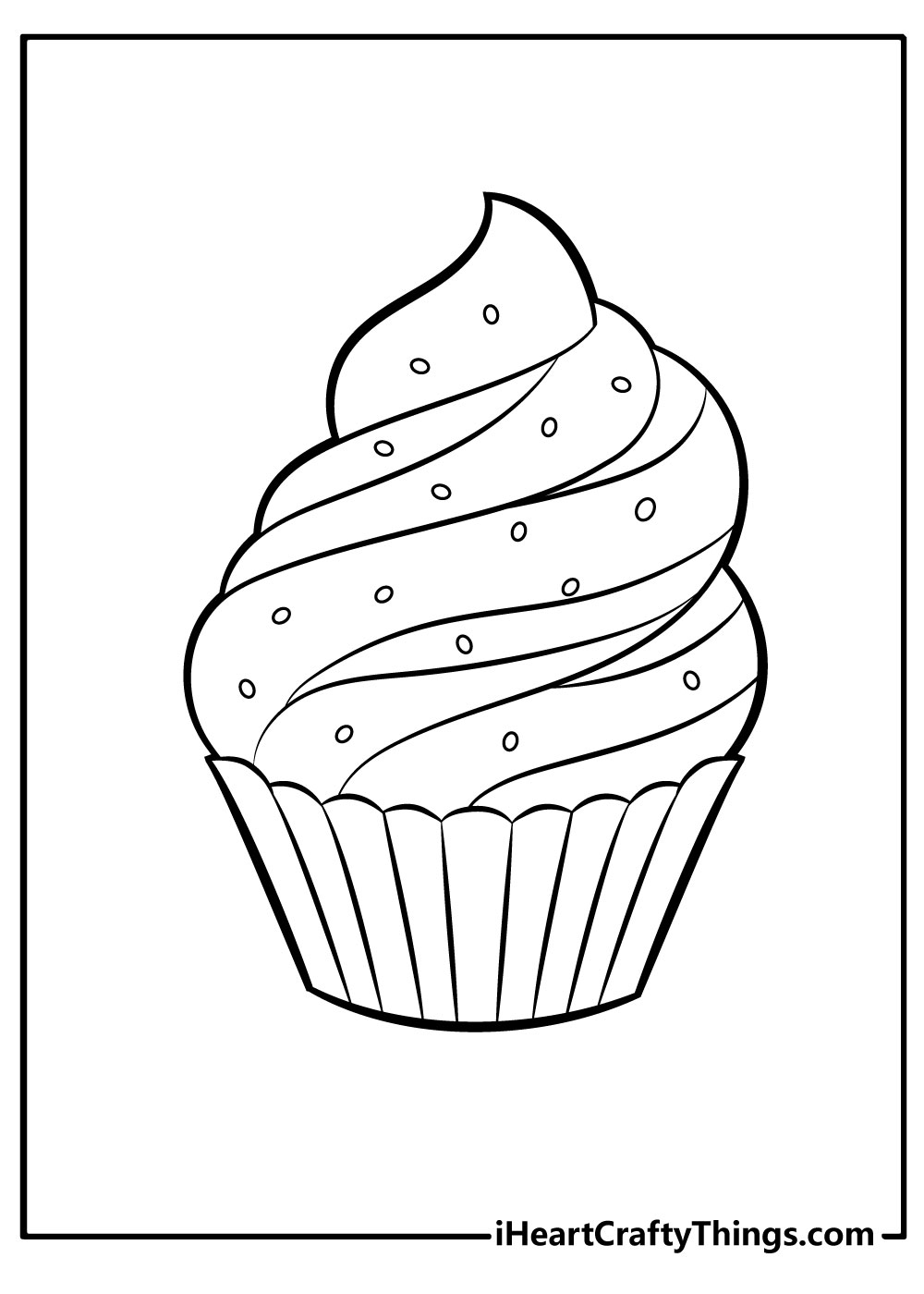 36 Colorful Cupcake Coloring Pages Printable 31