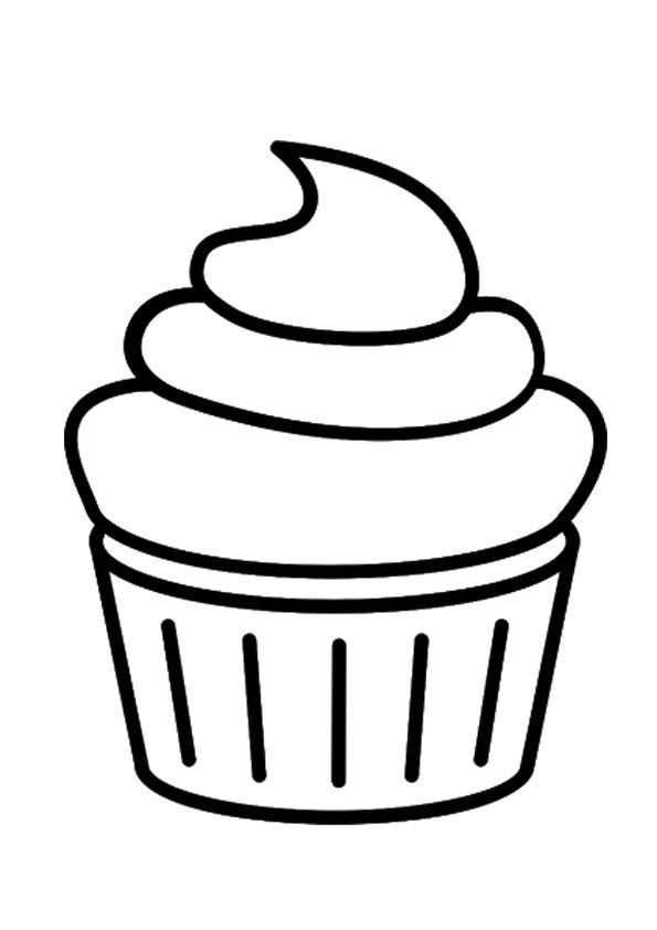 36 Colorful Cupcake Coloring Pages Printable 32