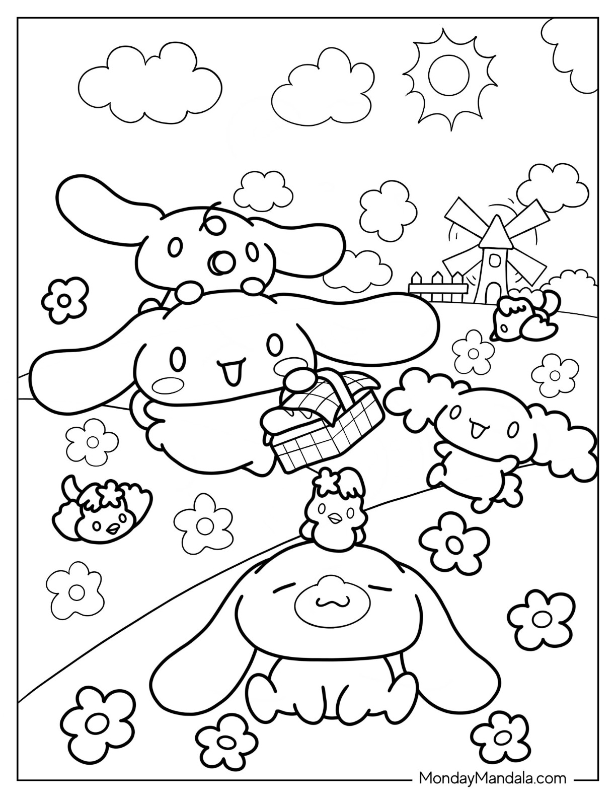 38 Cinnamoroll Coloring Pages 3