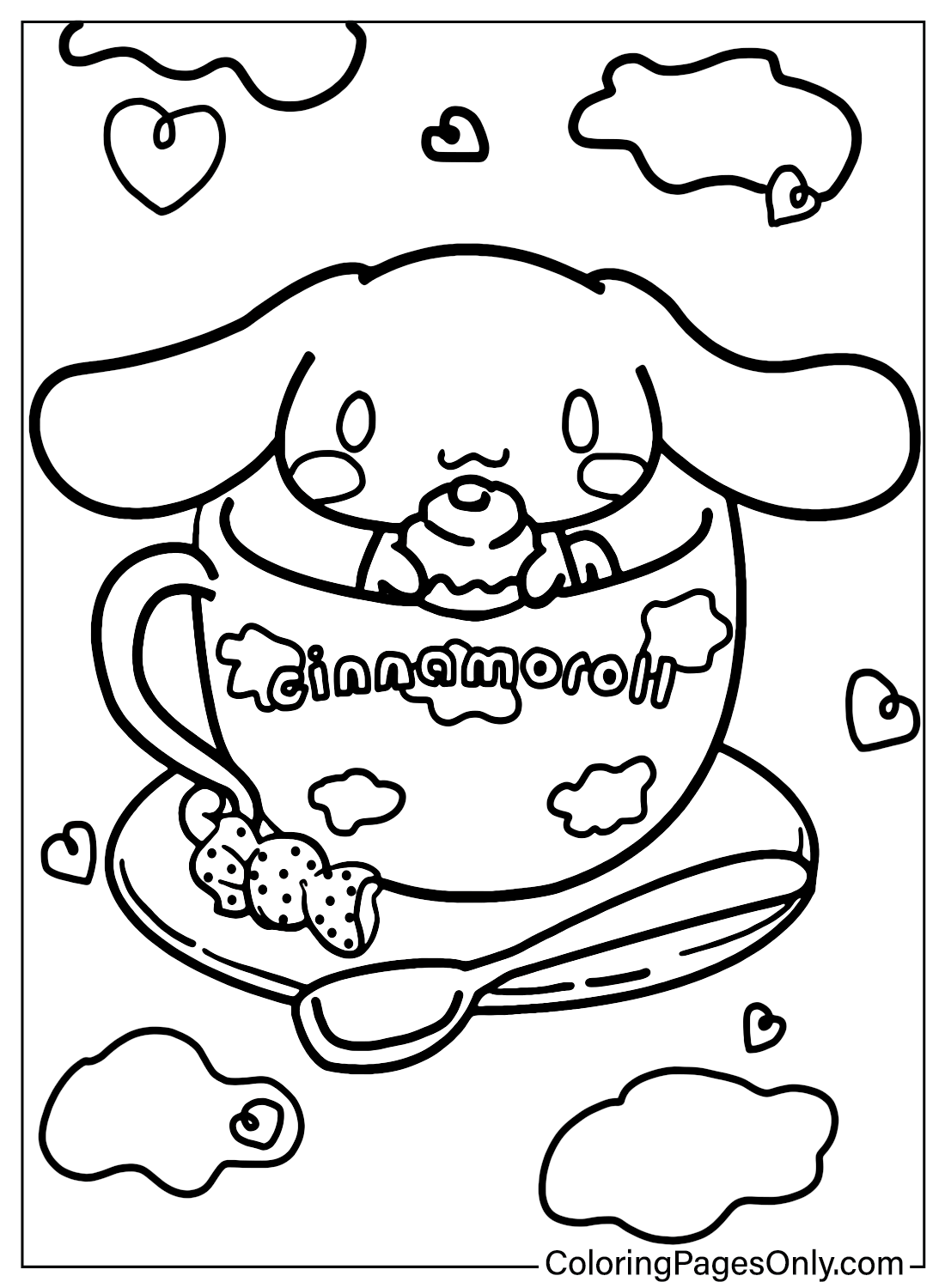 38 Cinnamoroll Coloring Pages 9