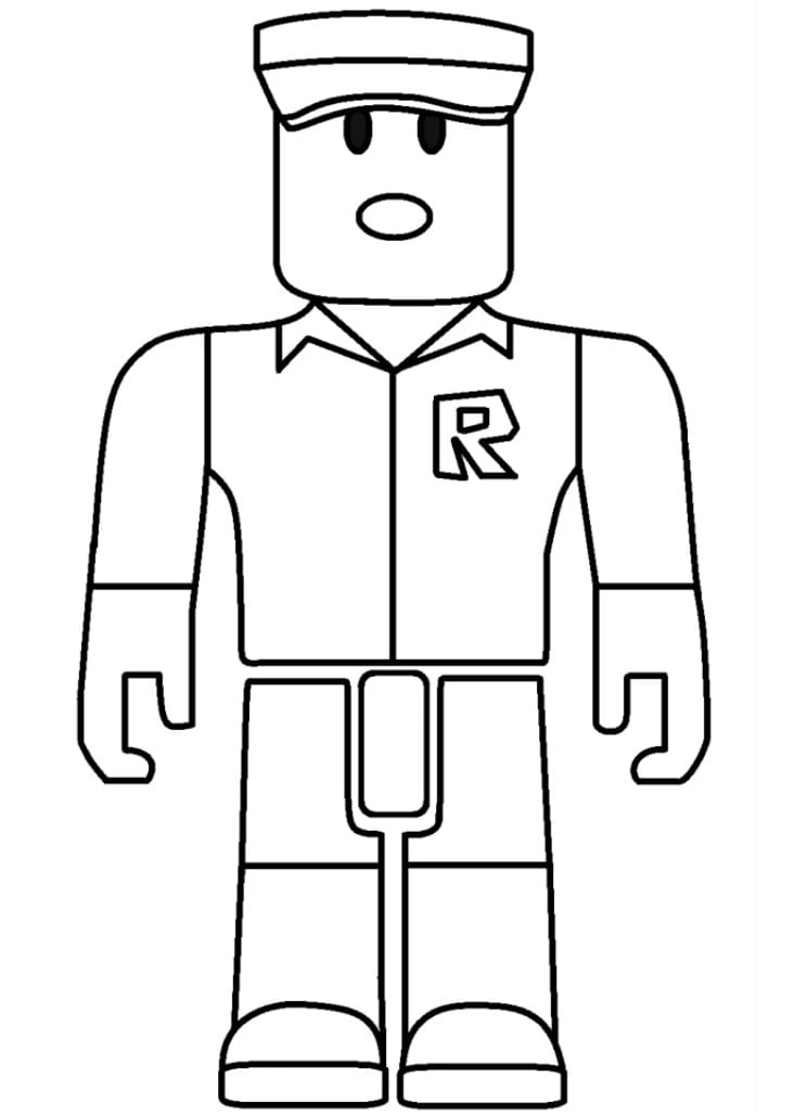 39 Roblox Coloring Pages 1