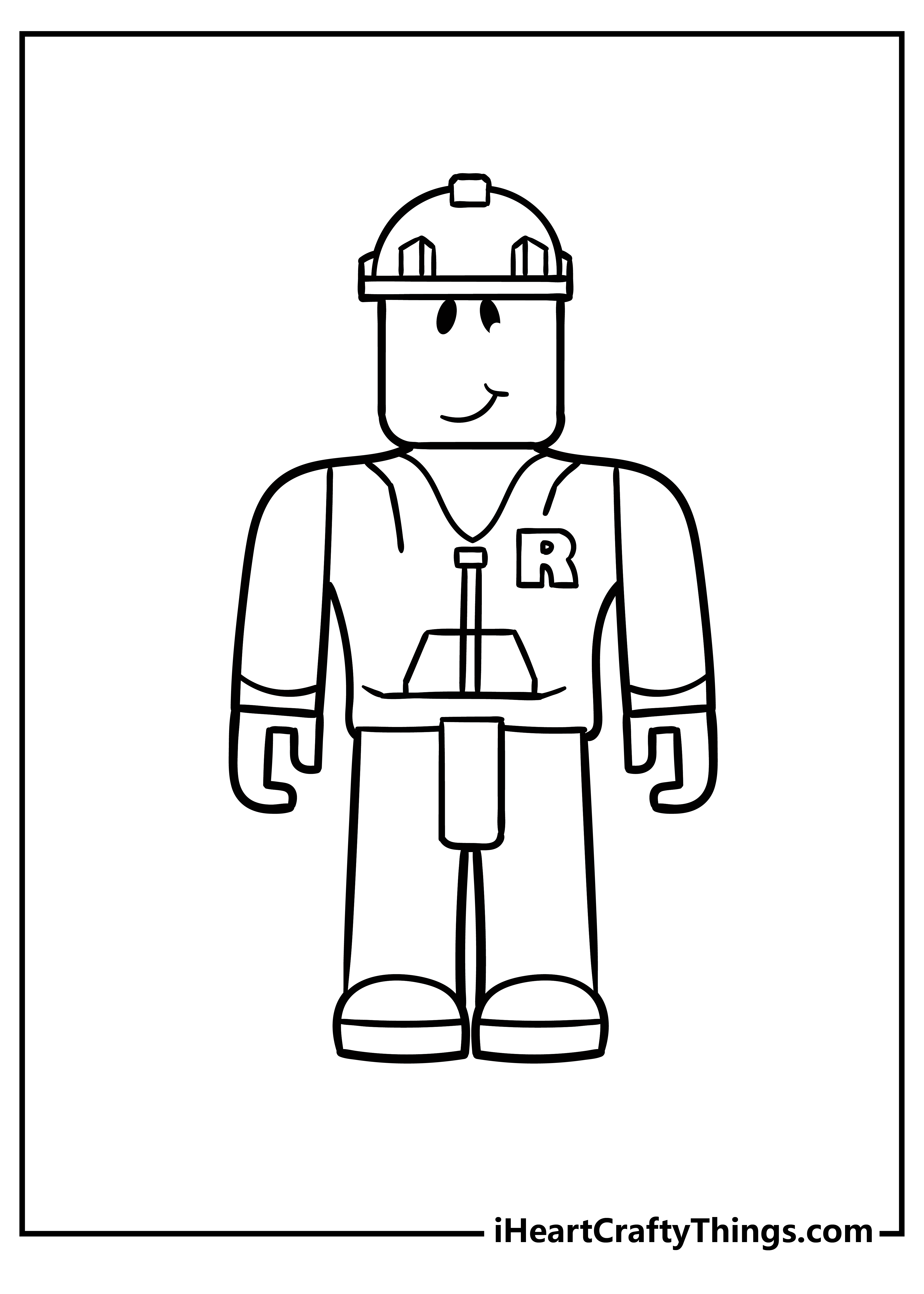 39 Roblox Coloring Pages 10