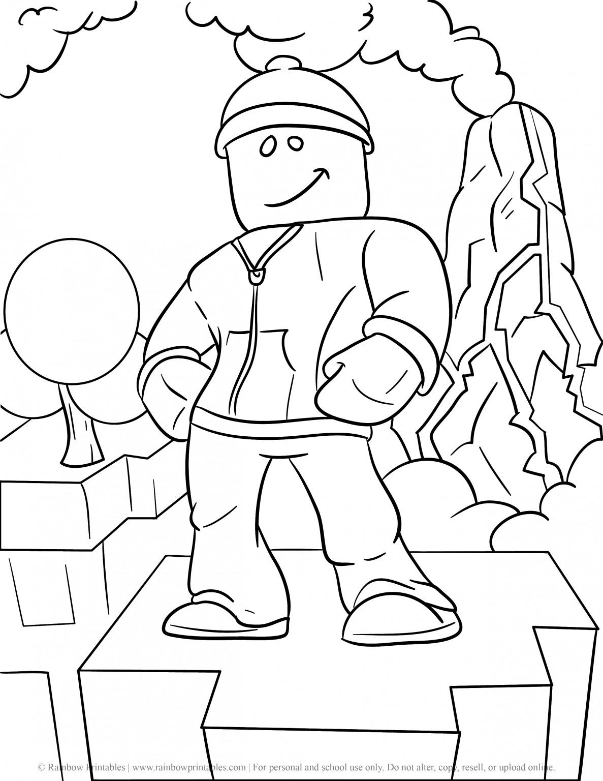 39 Roblox Coloring Pages 12