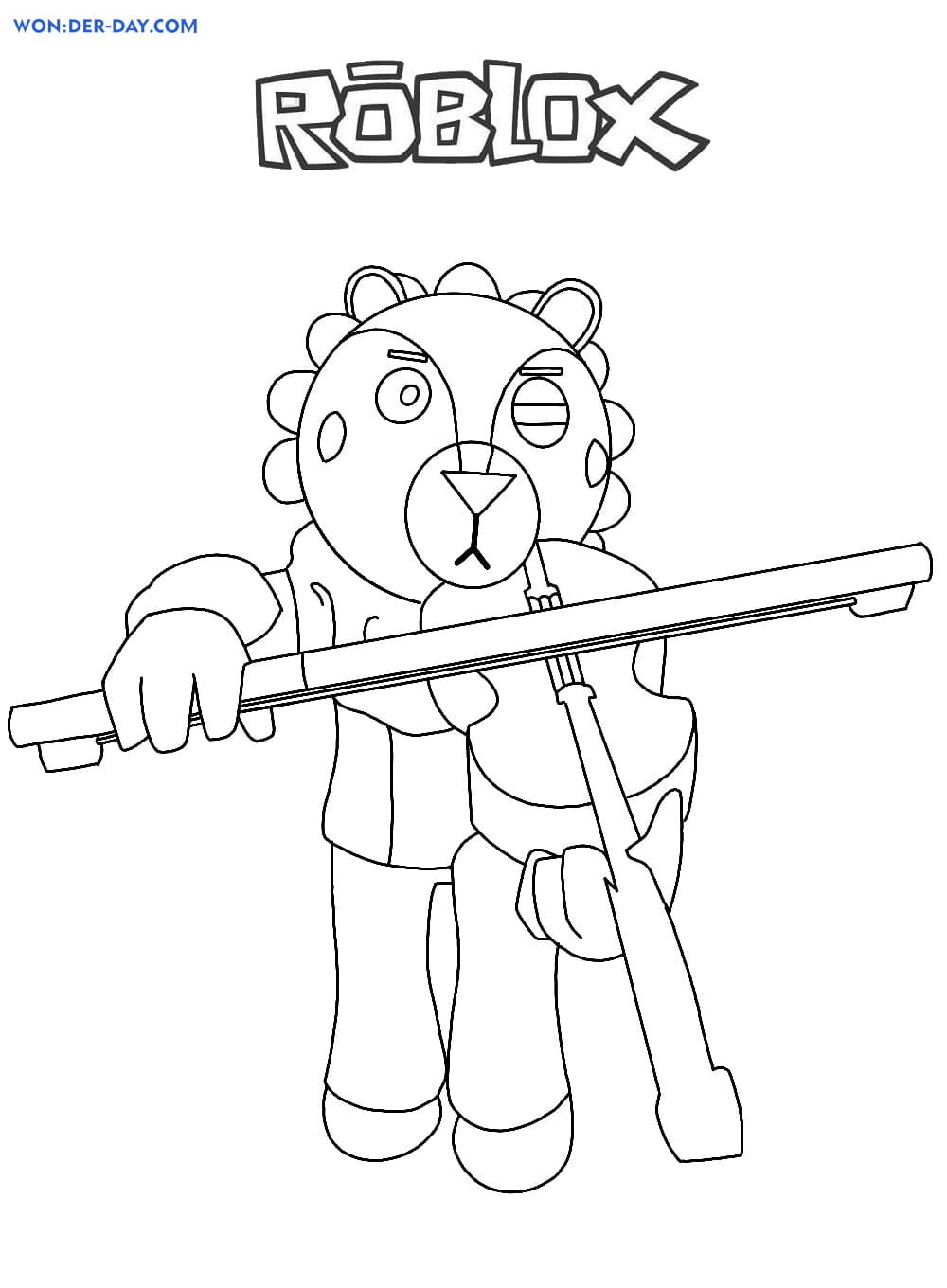 39 Roblox Coloring Pages 19